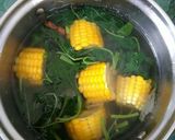Foto langkah ke 5 dari resep Sayur bayam jagung (Bening).