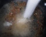 A picture of step 3 of Schezwan Rava Balls.