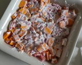 Une image de l'étape 2 de Gratin de buternut au chèvre et lardons.