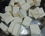 A picture of step 1 of Paneer Tikka Fry.