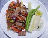 ยำเนื้อย่าง วิธีทำสูตร 7 รูป