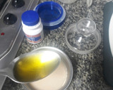 Foto del paso 3 de la receta: PAN SIN HUEVO Y SIN LECHE (opcional salchicha, jamón y queso)