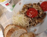 Gombás🍄‍🟫🥗 tojás 🍄‍🟫🧄🧅🍄 recept fázis 8 fotója
