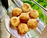 Hình bước làm 2 của món Bánh Khoai Lang Cá Hồi BLW