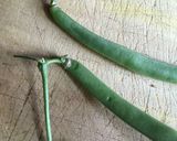 Foto del paso 2 de la receta: Ejotes salteados con tocino
