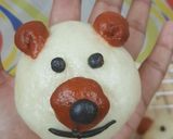 சைனீஸ் ஸ்டீம்டு டெடி பியர் பன் மற்றும் மார்பிள்  பன் (Chinese steamed deddybear bun recipe in tamil) ரெசிபி ஸ்டேப் 9 புகைப்படம்
