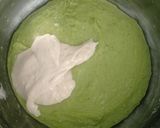 Foto langkah ke 2 dari resep Pandan Biji Wijen Hitam Sourdough Bread.