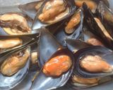 Foto del paso 2 de la receta Fettuccine con mejillones