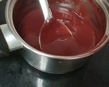 A picture of step 4 of Georgian walnut churchkhela or walnut candy.