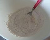 A picture of step 4 of Vickys Caramel Apple Upsides Down Cake, GF DF EF SF NF.