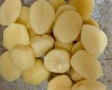 A picture of step 1 of My Chicken + Potatoes in A Creamy Mustard Sauce. 🥰 #Maimmeal.