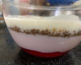 A picture of step 5 of 3 Layer custard trifle.