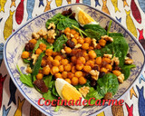 Foto del paso 6 de la receta: Ensalada de espinacas y garbanzos con sobrasada y miel