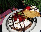 A picture of step 5 of Biscuit cake.