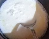 A picture of step 1 of South Indian coffee.