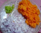A picture of step 4 of Carrot paratha.