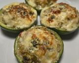 Foto del paso 3 de la receta: Zapallitos Rellenos Con Arroz y Queso / Receta Vegetariana