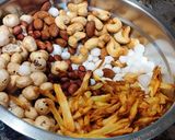 A picture of step 3 of Farali Chivda In Airfryer.