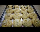 Foto langkah ke 8 dari resep No Knead Garlic Cheese Bread (tanpa ulen).