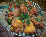 Foto langkah ke 9 dari resep Ayam Goreng Rempah Daun Kari.