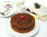 Foto langkah ke 7 dari resep Choco Crumble Banana Cake.