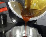 A picture of step 1 of Caramel bread pudding.