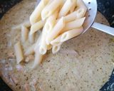 Pestos csirkés penne recept fázis 4 fotója