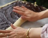 عکس مرحله 5 از دستور تاج‌گل بابکا قهوه شکلاتی