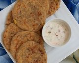 A picture of step 5 of Veg coin paratha 😋.