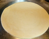 A picture of step 6 of CHAPATI#themechallenge#coconutchapatichallenge.