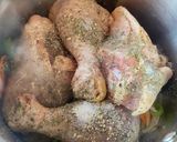 Foto del paso 2 de la receta: Pollo arvejado con arroz 🍗
