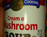 A picture of step 8 of Cream of mushroom chicken livers.
