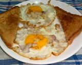 एग हाफ फ्राई विथ ब्राउन ब्रेड (Egg half fry with brown bread recipe in hindi) रेसिपी चरण 5 फोटो