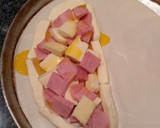 Foto del paso 2 de la receta: Tarta de jamón y queso agridulce