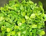 A picture of step 1 of Crispy Methi Vadi.