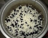 Hình bước làm 1 của món Xôi đậu đen