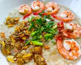 ข้าวต้มกุ้ง+เนื้อหอยลายปรุงรส วิธีทำสูตร 3 รูป