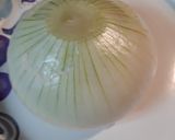 A picture of step 1 of Strawberry Onion and Leek Soup.