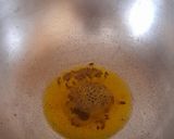 A picture of step 2 of Water Spinach Chilla.