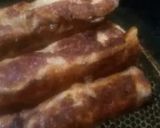 Une image de l'étape 4 de Pain de mie roulé au nutella,fraises,banane.