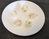 A picture of step 6 of Rice Paper and Feta Cheese dumplings.
