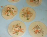 A picture of step 4 of Dumplings (Chicken version).