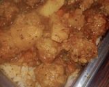 Foto del paso 4 de la receta: Salsa de albóndigas con arroz 🥘🥘