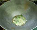 A picture of step 1 of Methi Fried Rice.