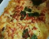 Foto langkah ke 6 dari resep Rice Salmon Mentai Mozzarella.