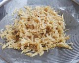 Hình bước làm 1 của món Canh riêu tép khô
