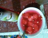 Foto langkah ke 3 dari resep Es Buah Semangka simple.