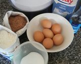 Foto del paso 1 de la receta: Bizcochuelo de chocolate súper esponjoso🍫😜