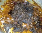 A picture of step 4 of Fried beef jollof rice.