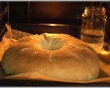 Diós kalácskoszorú recept fázis 7 fotója